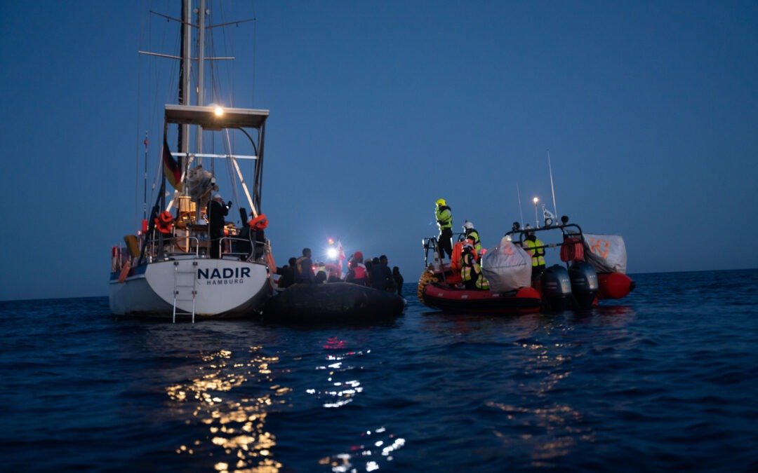 Intensiver Einsatz im Mittelmeer – Nadir-Crew leistet mehrfach Nothilfe