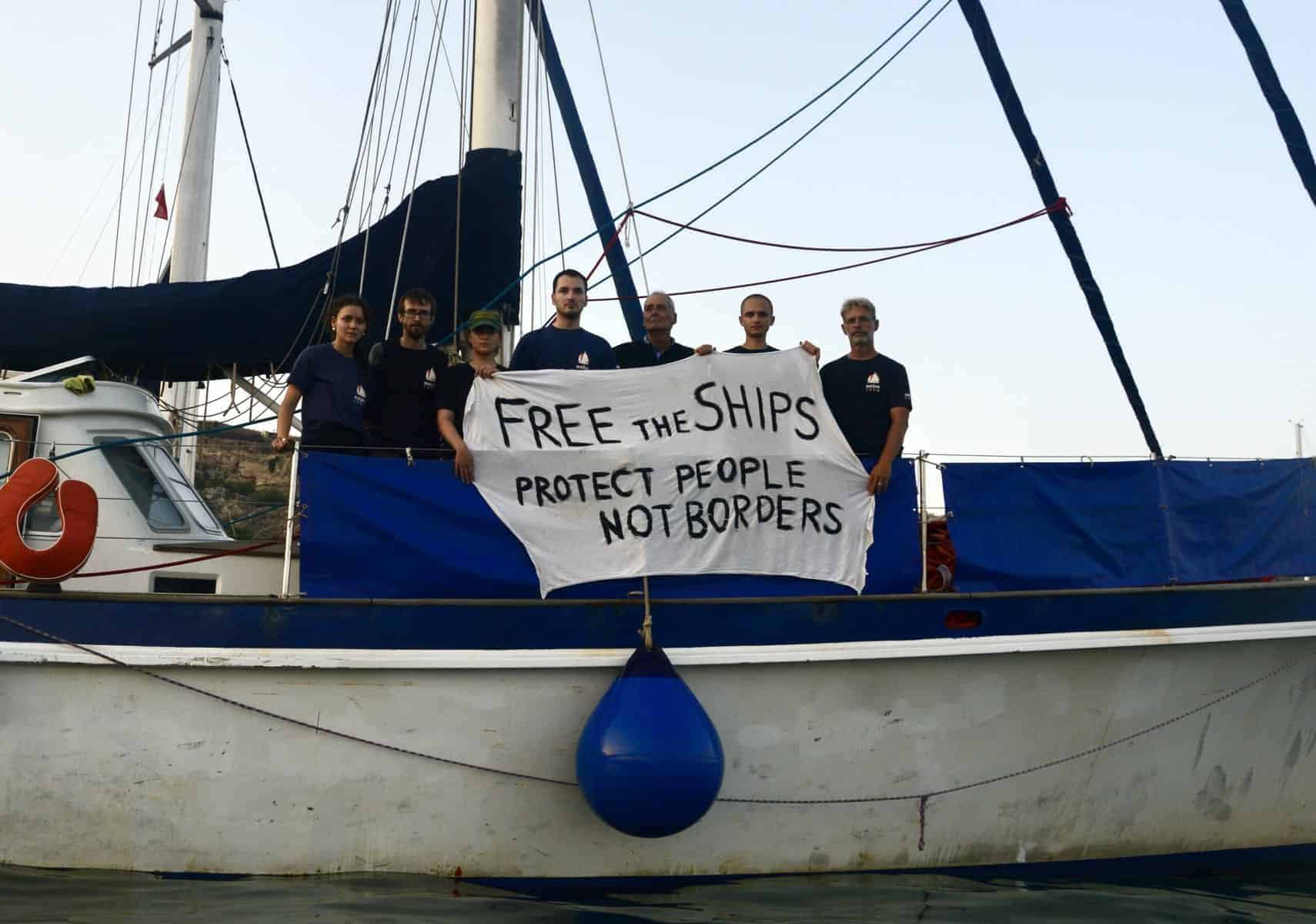 Statement der Crew gegen das Festsetzen der Schiffe