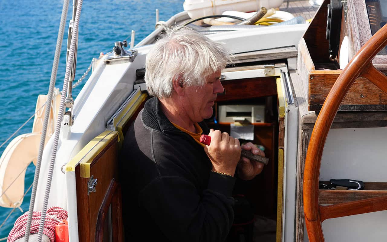 Segelschiff NADIR im Mittelmeer